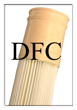 Silicon top cap dust filter cartridge