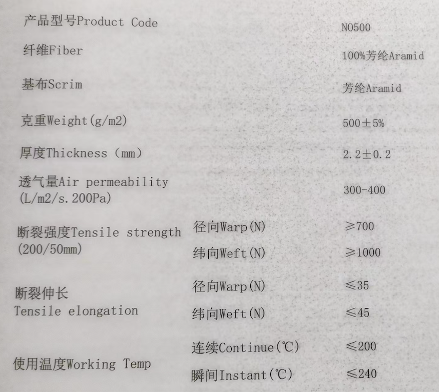 Aramid needle felt filter bag/ 500g Aramid needle felt filter bag/ 500g