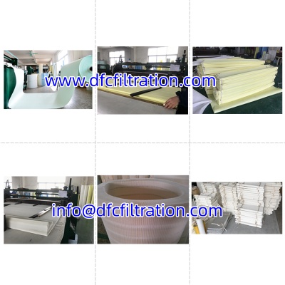 Factory-pleated-folding-processing