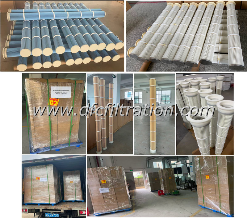 Replacement bag-type pleated filter bags