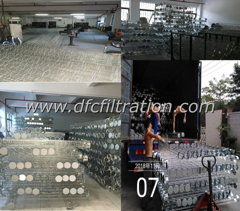 Dust Collector Filter Cages | Baghouse Filter Cages for Industrial Filter Bags