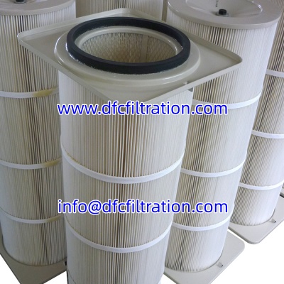 Industrial Dust Collector Square Flange Filter Cartridge